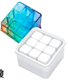 Molde silicona P/ resina organizador de cosmeticos