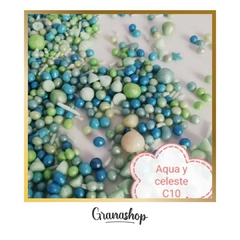 Sprinkles: "Aqua/Celeste" x50 grs -C10