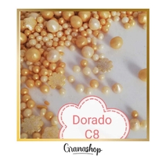 Sprinkles "Dorado/Perlas" x50 grs - C8