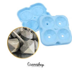 Molde silicona pop cake "Diamantes" x4