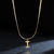 Colar snake com pingente letra inicial do nome - banhado a ouro 18k - loja online