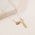 Colar com Infinito e Pingente de Menina Banhado a Ouro 18k - comprar online