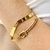 Bracelete Liso Banhado a Ouro 18k na internet