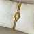 Bracelete com Nó Banhado a Ouro 18k - comprar online