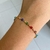 Pulseira com cristais coloridos banhada a ouro 18k - comprar online