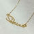 Personalizado com o Nome Banhado a ouro 18k ou banhado a prata na internet