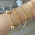 Pulseira de bolinhas grandes banhada a ouro 18k - comprar online