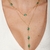 Choker com zirc verde - comprar online