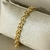 Pulseira de Elos Banhada a Ouro 18k