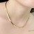 Choker de fita banhada a ouro 18k - comprar online