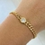 Pulseira groumet com ponto de luz - comprar online