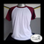 Imagem do Camiseta Raglan Plus Size Branco Manga Curta Colorida