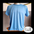 Camiseta Azul Cobalto Curta