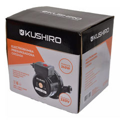 BOMBA PRESURIZADORA 245 W P/ 4 BAÑOS CON CONECTOR DE BRONCE KUSHIRO - comprar online