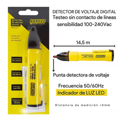 Buscapolo Inductivo detector Tension Por Proximidad Barovo - comprar online