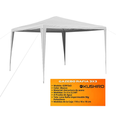 Gazebo De Rafia 3×3 Metros Impermeable - comprar online