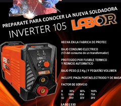 SOLDADORA INVERTER 105 LABOR - comprar online