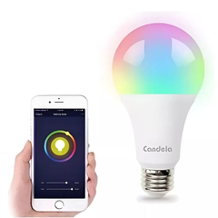 Lampara Led Smart Rgb 9w Wifi Bluetooth 220v Luz Fría Cálida