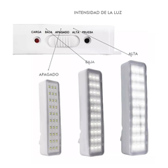 Luces Emergencia 30 Led 2w Luz Fria Candela 7269 - grupo ferretero