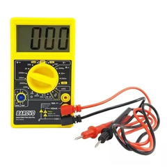 Tester Multimetro Digital Buzzer + Puntas Barovo Mul860u