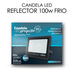 Reflector Proyector Led Exterior 100x Luz Fría Candela 7275 - grupo ferretero