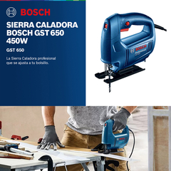 Sierra Caladora Bosch Gst 650 450w Vel Variable 45° + Hoja en internet