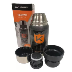 Termo Acero Inox Camuflado 500ml Doble Cuerpo 24hs Kushiro - comprar online