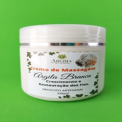 Creme De Massagem Argila Branca 330g