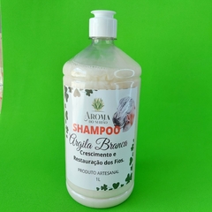 Shampoo Artesanal De Argila Branca - 1l Aroma Do Sertão