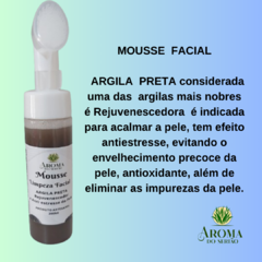 MOUSSE DE LIMPEZA FACIAL ARGILA PRETA