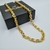 CORRENTE CADEADO FECHO GAVETA (8MM) 70cm - BANHADO A OURO 18K - comprar online