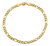 PULSEIRA 3 POR 1 (4mm) - BANHADO A OURO 18K