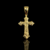 CRUCIFIXO DETALHADO - 3CM X 2CM - BANHADO A OURO 18K