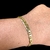 PULSEIRA PIASTRINE FECHO TRADICIONAL (5mm) 21cm - BANHADO A OURO 18K - comprar online