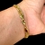 PULSEIRA GROUMET DUPLA FECHO TRADICIONAL (5mm) 21cm - BANHADO A OURO 18K - comprar online