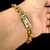 PULSEIRA CADEADO (8mm) 21cm - BANHADA A OURO 18K - comprar online