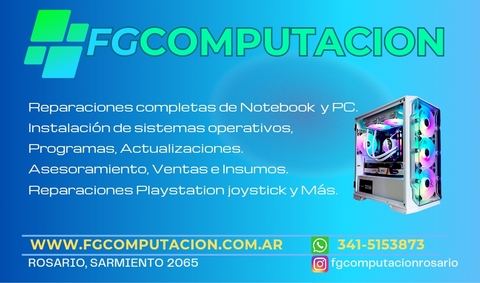 Banner de FG Computación