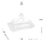 Manteigueira de Cristal Pearl 11x7x7cm - comprar online