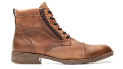 13501 | Bota Coturno Masculina Casual em Couro