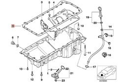 Junta de carter para motores M57 / M57N BMW#11130149329 en internet