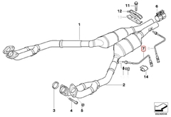 Sonda lambda para motores M43 / M44 / M62 BMW#11781247406 en internet