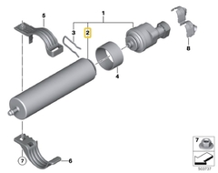 Filtro de combustible para vehículos diesel BMW#13327811227 - Repuestitos