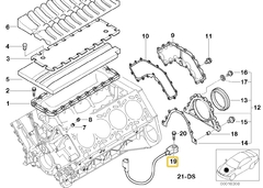 Sensor de detonación M62 / S62 / N62 / N62N BMW#13627568421 - tienda online