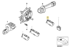 Teclas alzacristales izquierdos para E46 Coupé y Compact BMW#61316902175 - Repuestitos