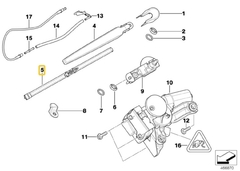 Imagen de Escobilla de luneta para E91 BMW#61627198558