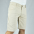 BERMUDA CORTE CHINO ABIEL BEIGE REGULAR FIT - comprar online