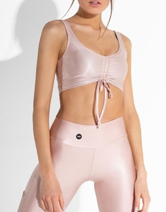 Top Scrunch Rose Shine - Touche Sport