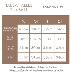 Top Bali - BALANCE FIT - Abril Intimate