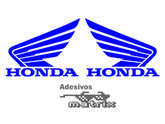 Adesivo asa Honda tanque CG 125 150 160 Start - comprar online