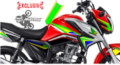 Kit Faixas Brasileirinha Fan Titan Start Cargo Adesivo Moto Brasil - loja online